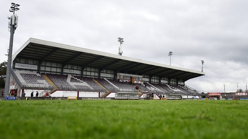 Match officials deemed the pitch at Eamonn Deacy Park to be unplayable