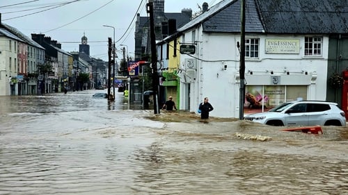 Severe floods hit Midleton, Co Cork, earlier this week (Pic: Damien Rytel)