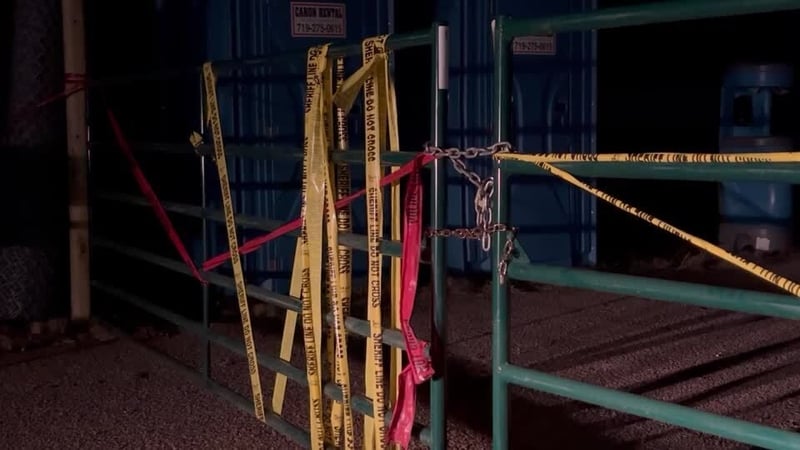 The premises in Colorado remains secured by a locked gate