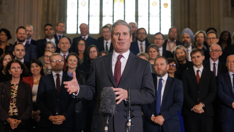 Keir Starmer said Labour was 'redrawing the political map' (File image)