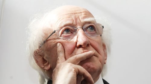 President Michael D Higgins Higgins hit out at breaches of international law by both 'State and non-State actors' while speaking about the Israel-Hamas conflict (File image)