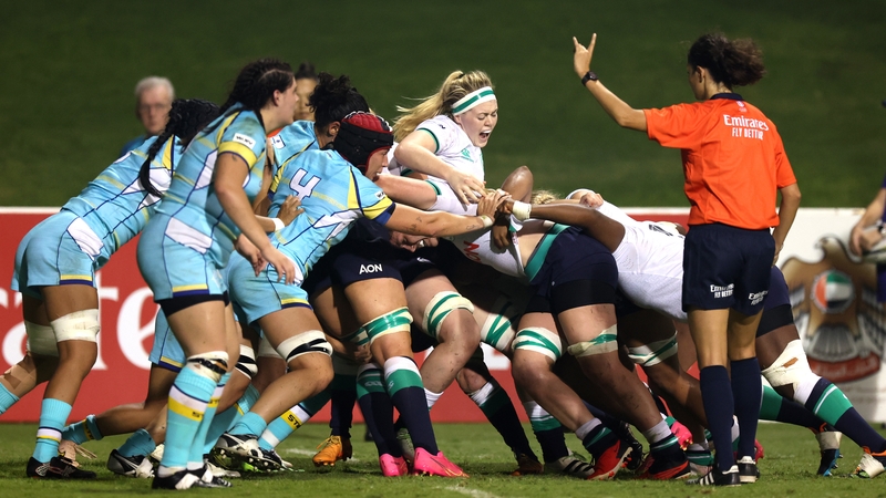 Sam Monaghan in action against Kazakhstan