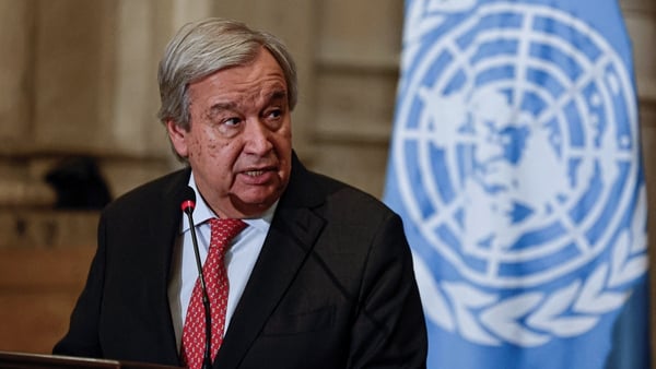 UN Secretary General Antonio Guterres is at a peace summit in Cairo