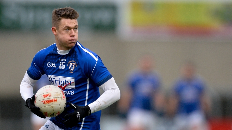 Shane Dempsey of St Loman's scored 0-04 but was also red carded