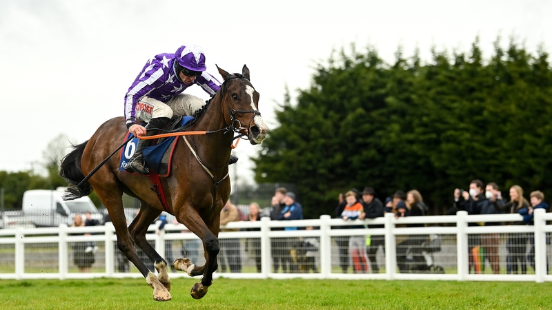 Gevrey, seen here last year ridden by Davy Russell, provided Ricky Doyle with his first winner for Gordon Elliott