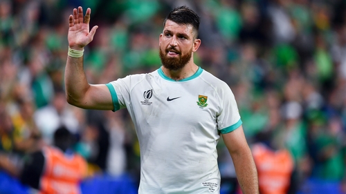 Kleyn: 'The support was really heartfelt from a lot of Munster fans and it made it a lot easier for me because I thought it would be quite a negative reaction when I declared for the Springboks'