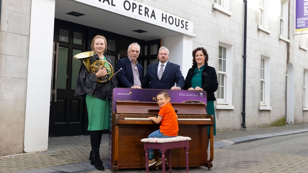 Hannah Milla, Randall Shannon, Peter Mulvany, Una Bennett, and Joseph De Veiga Morgan at the launch of the festival