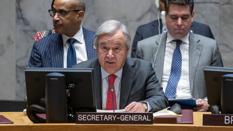 UN Secretary General António Guterres said the Hamas attacks did not happen in a vacuum