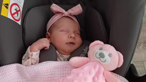 Baby Clodagh was rescued from the Midleton floods in a JCB (Pics: Lynette Byrne)