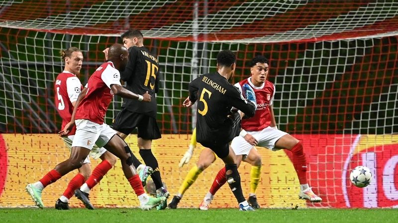 Jude Bellingham scored his 11th goal in 12 games for Real Madrid