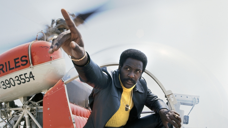 Roundtree photographed in 1973, in the role that made him famous