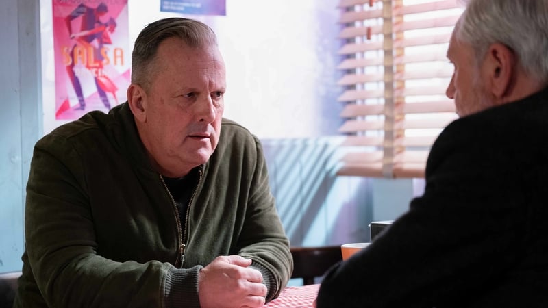 Harvey is "horrified" at Rocky's "reckless" insurance policy scheme on Eastenders
