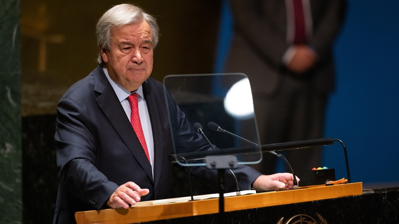 Antonio Guterres said his comments were misinterpreted (file image)