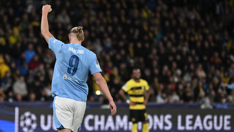 Erling Haaland has now scored 37 goals in 33 Champions League games