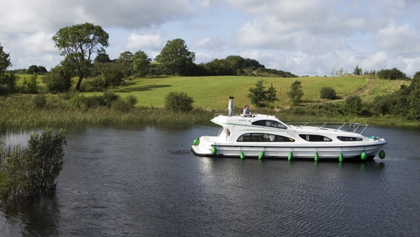 A houseboat on the river Shannon (file image)