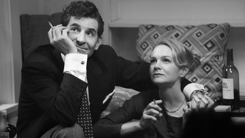 Bradley Cooper as Leonard Bernstein and Carey Mulligan as Felicia Montealegre in Maestro