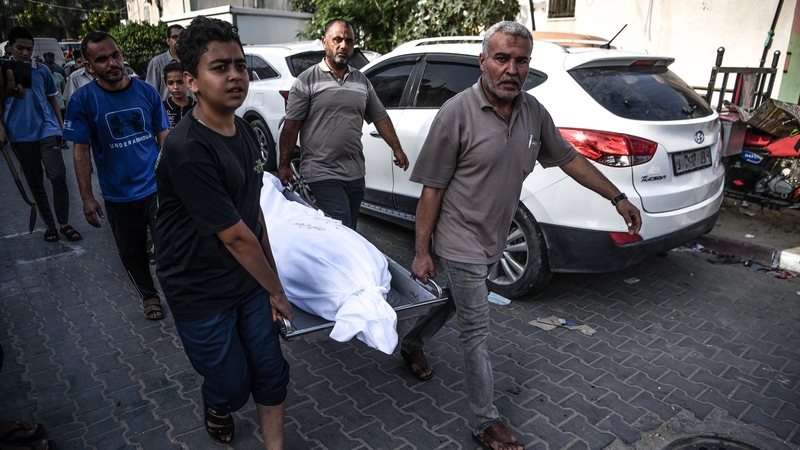 Khan Younis, Gaza, 27 Deireadh Fómhair 2023