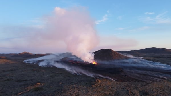 Iceland has 33 active volcanic system, the highest number in Europe (file image)