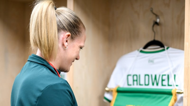 Diane Caldwell played over 100 games for Ireland