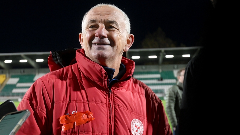 Noel king after Shelbourne completed the double last year