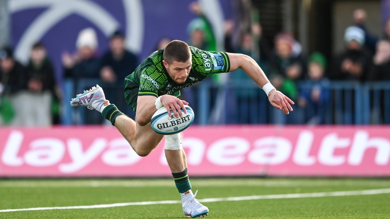 Diarmuid Kilgallen touches down for his second try