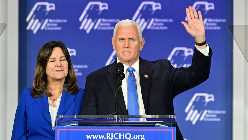 'To the American people I say: This is not my time,' Mike Pence told attendees at the Republican Jewish Coalition donor conference in Las Vegas