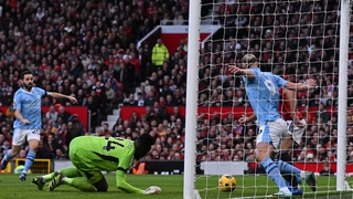 Maguire clears as Haaland lurks