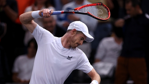 Murray took his defeat out on his equipment