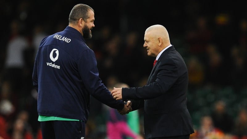Andy Farrell (L) with Warren Gatland