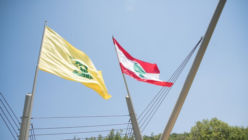 Hezbollah and Lebanon flags (File image)
