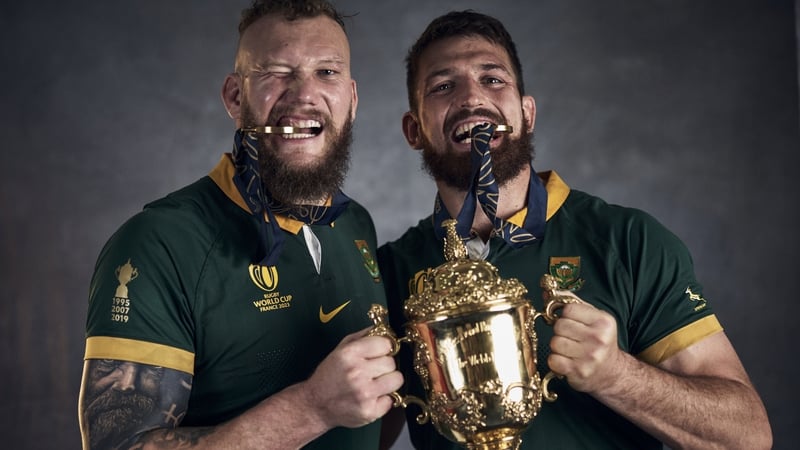 RG Snyman and Jean Kleyn both featured off the bench for South Africa in the World Cup final