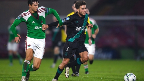 Razi's first senior start against Cork marked his fifth appearance for the Shamrock Rovers first team this season