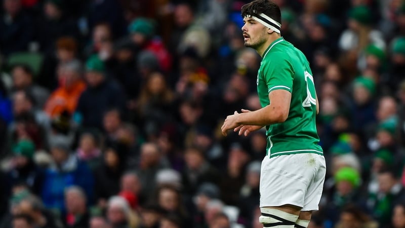 Max Deegan on his Ireland debut in 2020