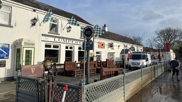 Lumpers Bar in Ravensdale could not escape the flooding