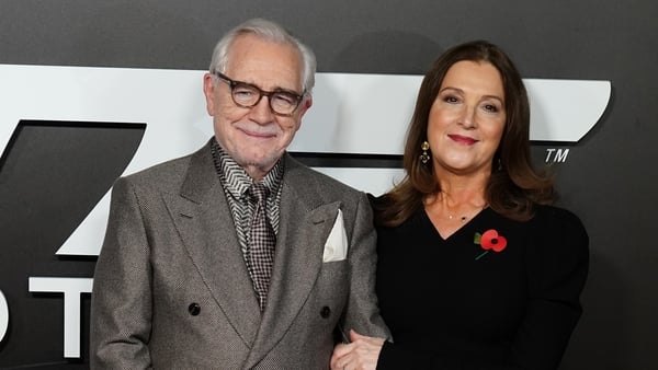 Brian Cox and Barbara Broccoli at the premiere of the game show 007: Road To A Million at Battersea Power Station in London