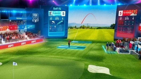 An artist's impression of how the latest iteration of golf will look