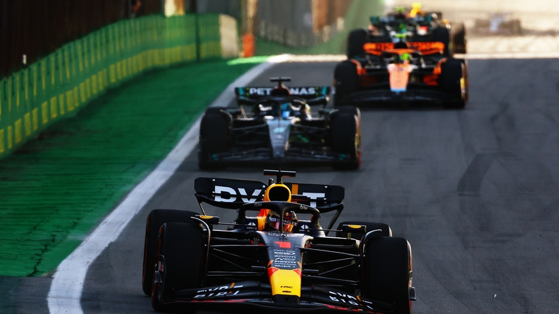 Max Verstappen recorded a fourth win in the sprint series