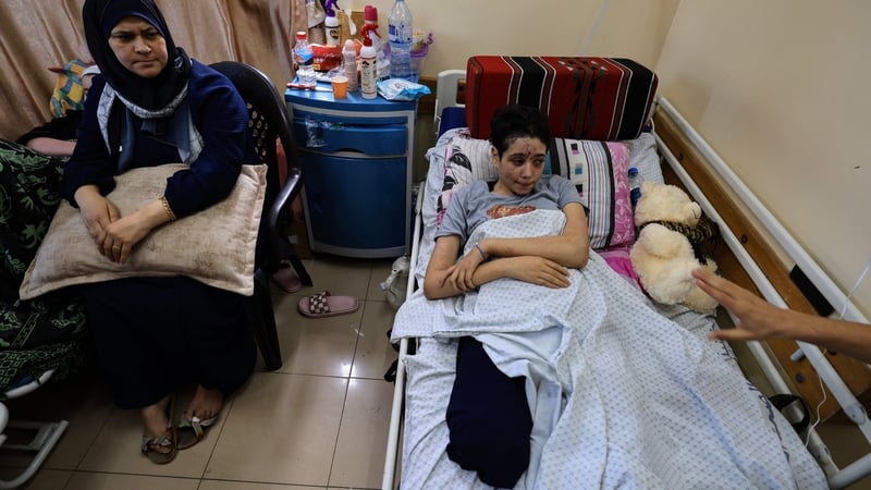 Lama al-Agha was injured in a 12 October strike