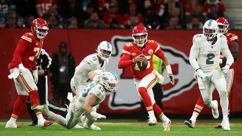 Patrick Mahomes led the Kansas City Chiefs to a win in Germany