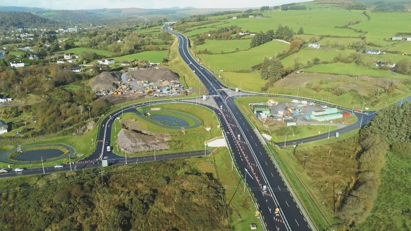 Work began on the dual carriageway between Macroom and the gaeltacht village of Baile Bhuirne in January 2020