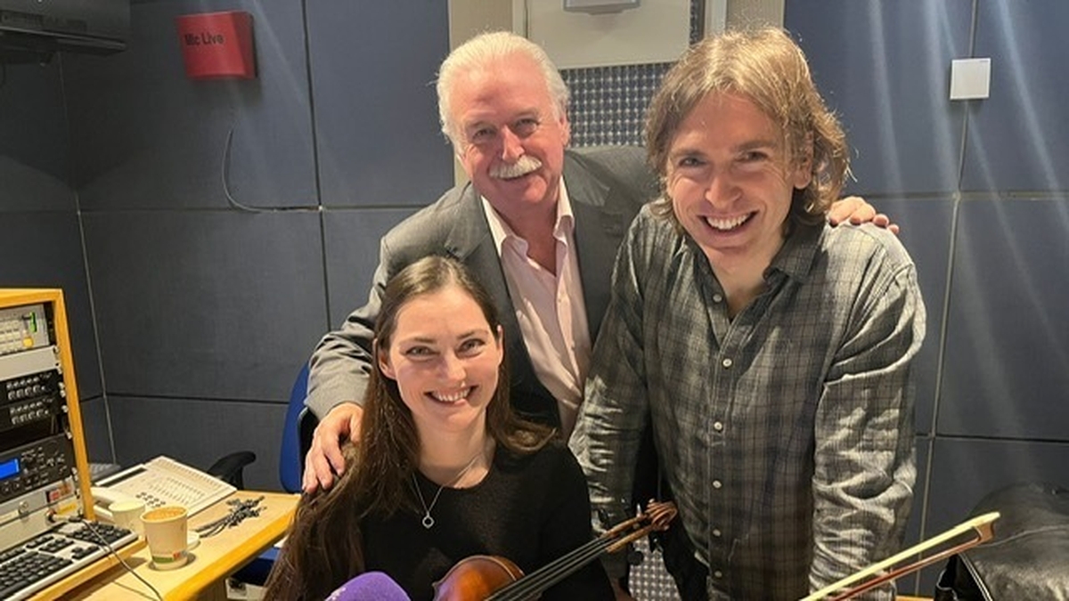 Marty chats to h Zoë Conway and John McIntyre 