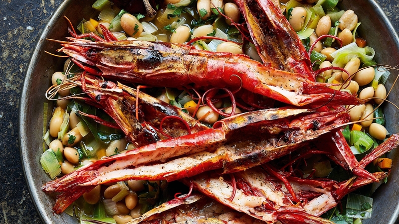 A simple seafood dish inspired by the chef's travels around Spain.
