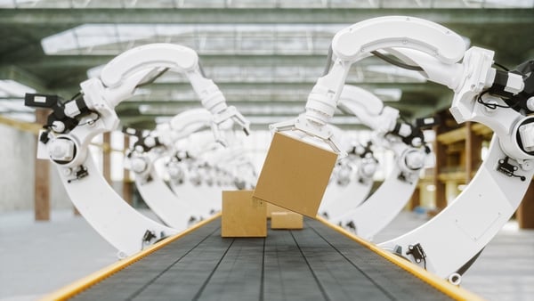 Yonhap reported that the robot appeared to have identified the man as a box (Stock image)