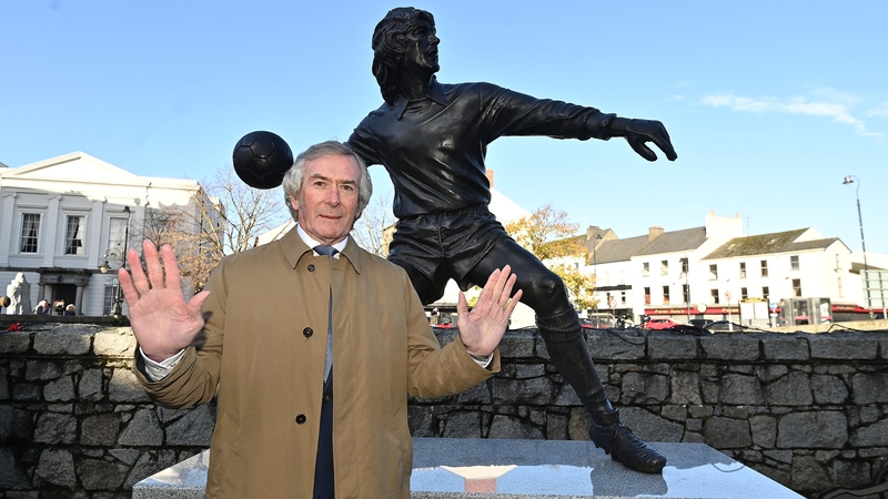 Pat Jennings, 78, attended the unveiling of the statue despite falling unwell at a match between Tottenham and Chelsea on Monday evening