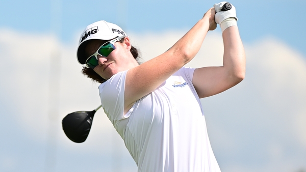 Leona Maguire in action at the Annika