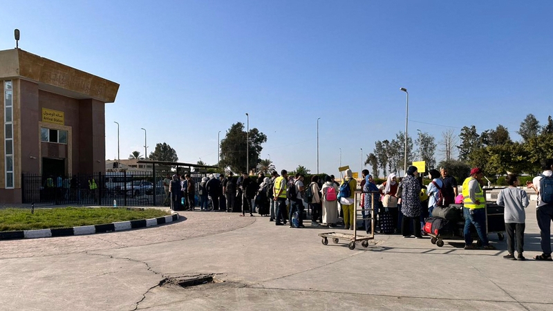 The Department of Foreign Affairs said it 'understands that some Irish citizens may be listed for a departure from Gaza tomorrow' to Egypt (file pic)