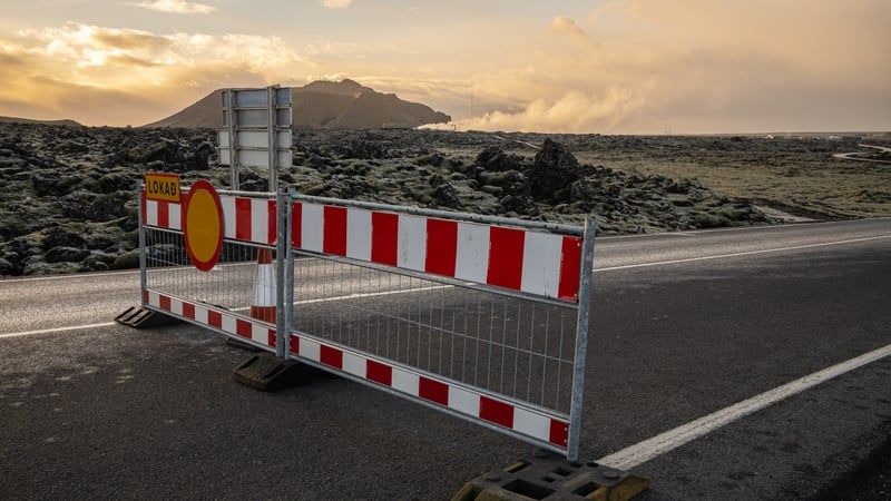 The access road to Blue Lagoon has been closed to avoid incidents in the area in the event of a possible volcanic eruption