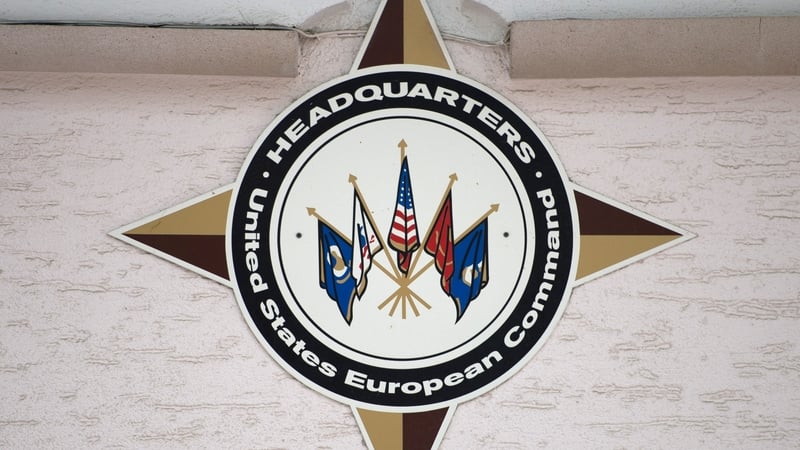 The logo of the United States European Command (EUCOM)