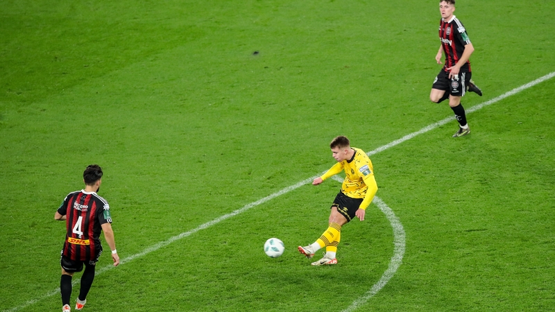 Tommy Lonergan scored in the 2023 FAI Cup final