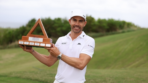 Camilo Villegas after winning the Butterfield Bermuda Championship on Sunday
